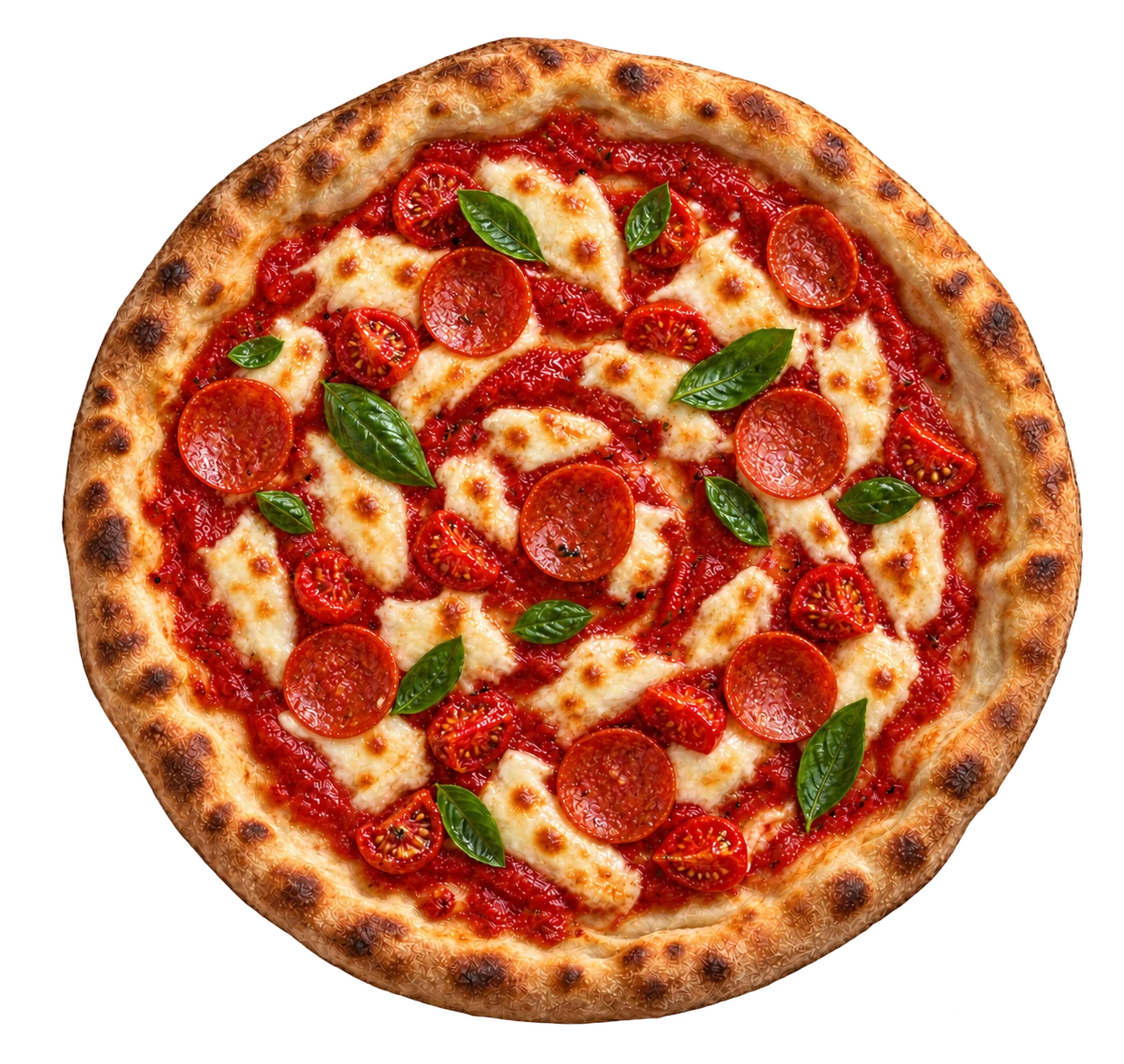 Pizza montada em camadas, uma metáfora para o método LOOP